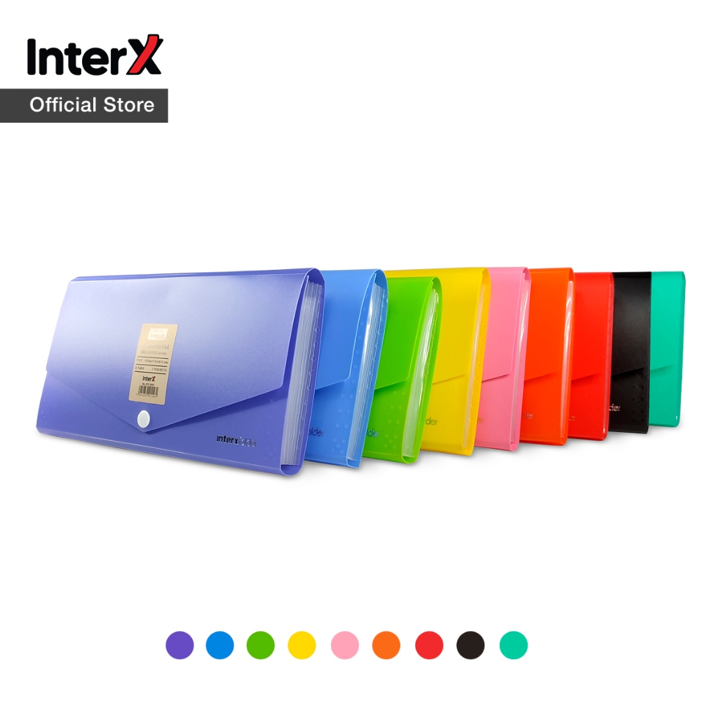 Jual InterX Folder Expanding File Organizer Macarons / Map Harmonika ...