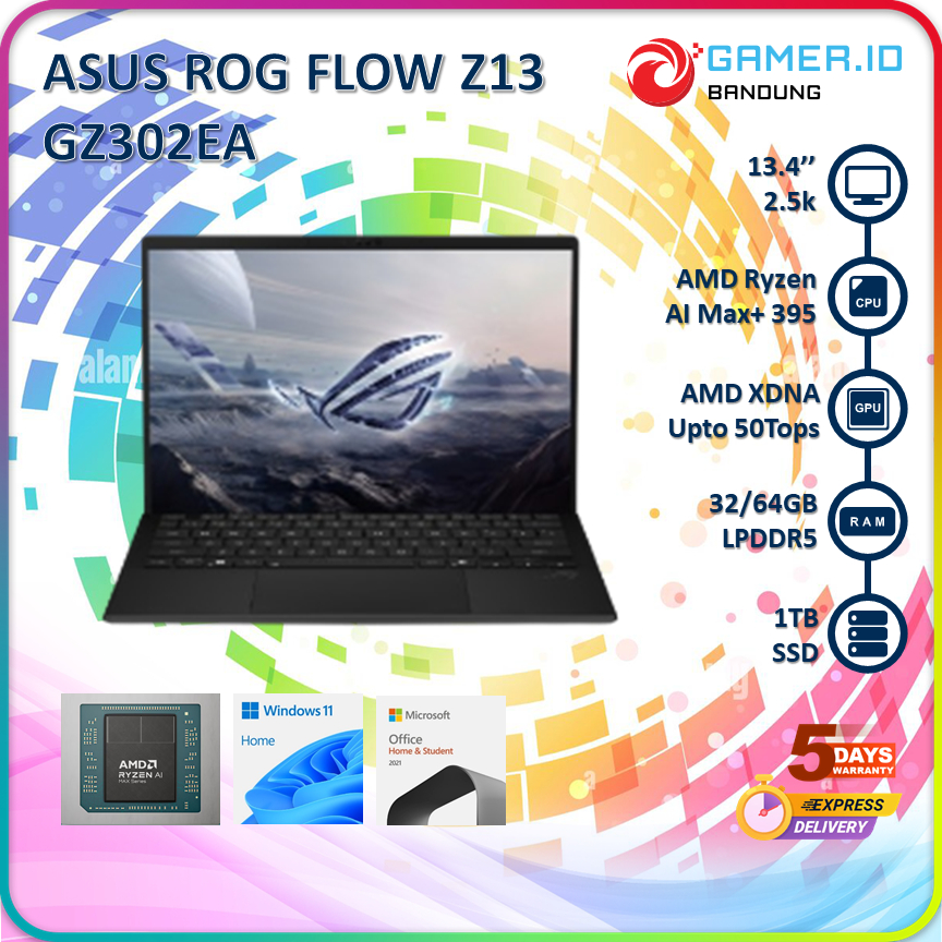 Jual ASUS ROG FLOW Z13 GZ302EA RYZEN AI MAX+ 395 32GB/64GB 1TB 13.4