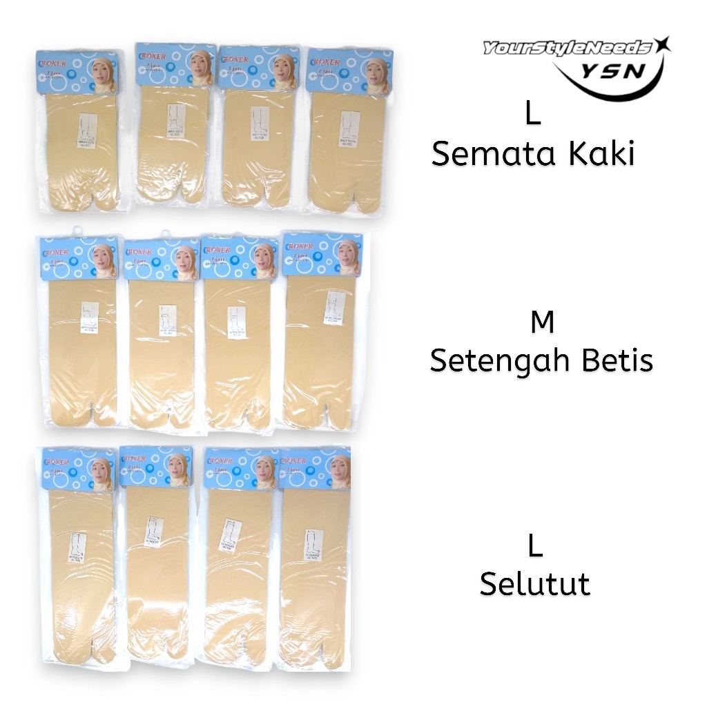 Jual Kaos Kaki Stoking Jempol Muslimah Wanita Dewasa, Stocking Kaki Dua ...