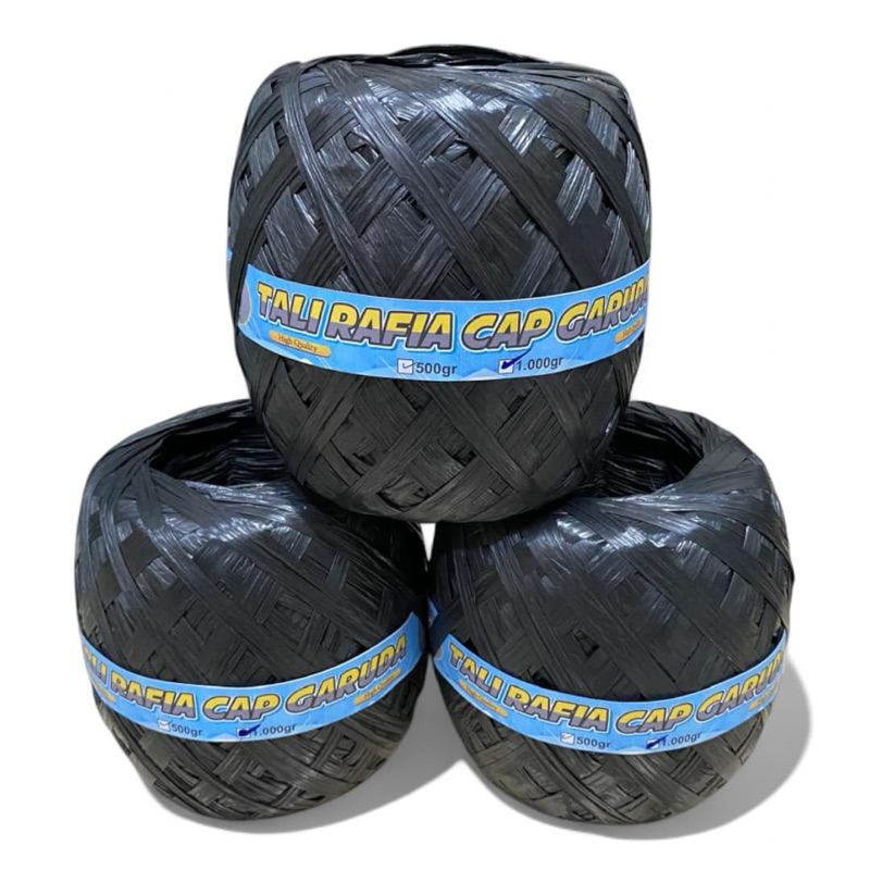 Jual Tali Rafia Hitam 1 kg full original | Shopee Indonesia