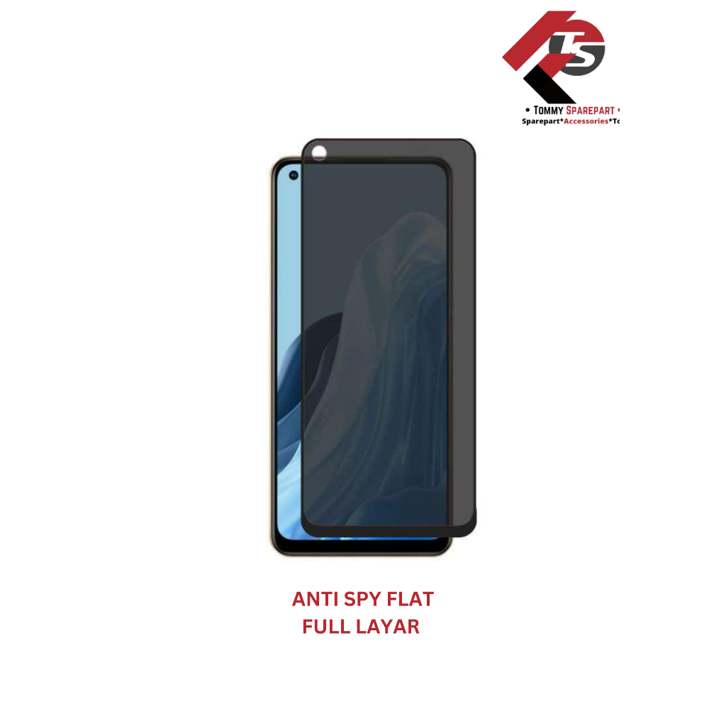 Jual Tempered Glass Oppo Reno 7 4G/5G / Reno 7Z Anti Spy Flat Full ...