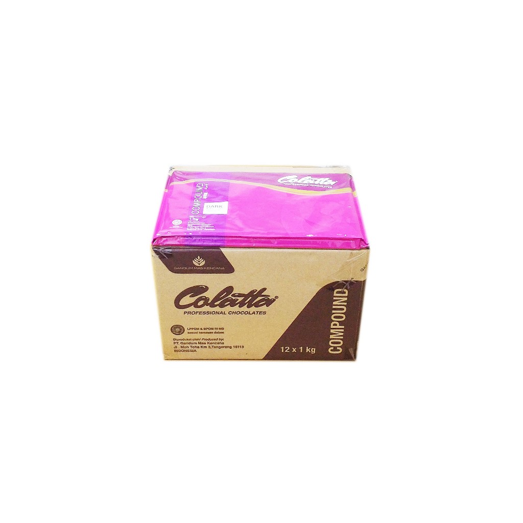 Jual Coklat Colatta Dark Compound DCC 1kg | Shopee Indonesia