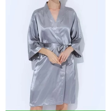 Baju Tidur Piyama Kimono Wanita Korea Sexy Women Silk Satin