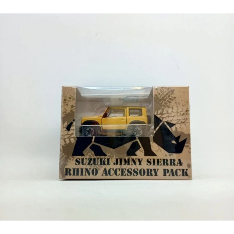 Miniature 1:64 Suzuki Jimny SJ413 (2e Génération) Jaune Par BM Creations - Modèle Réduit Neuf