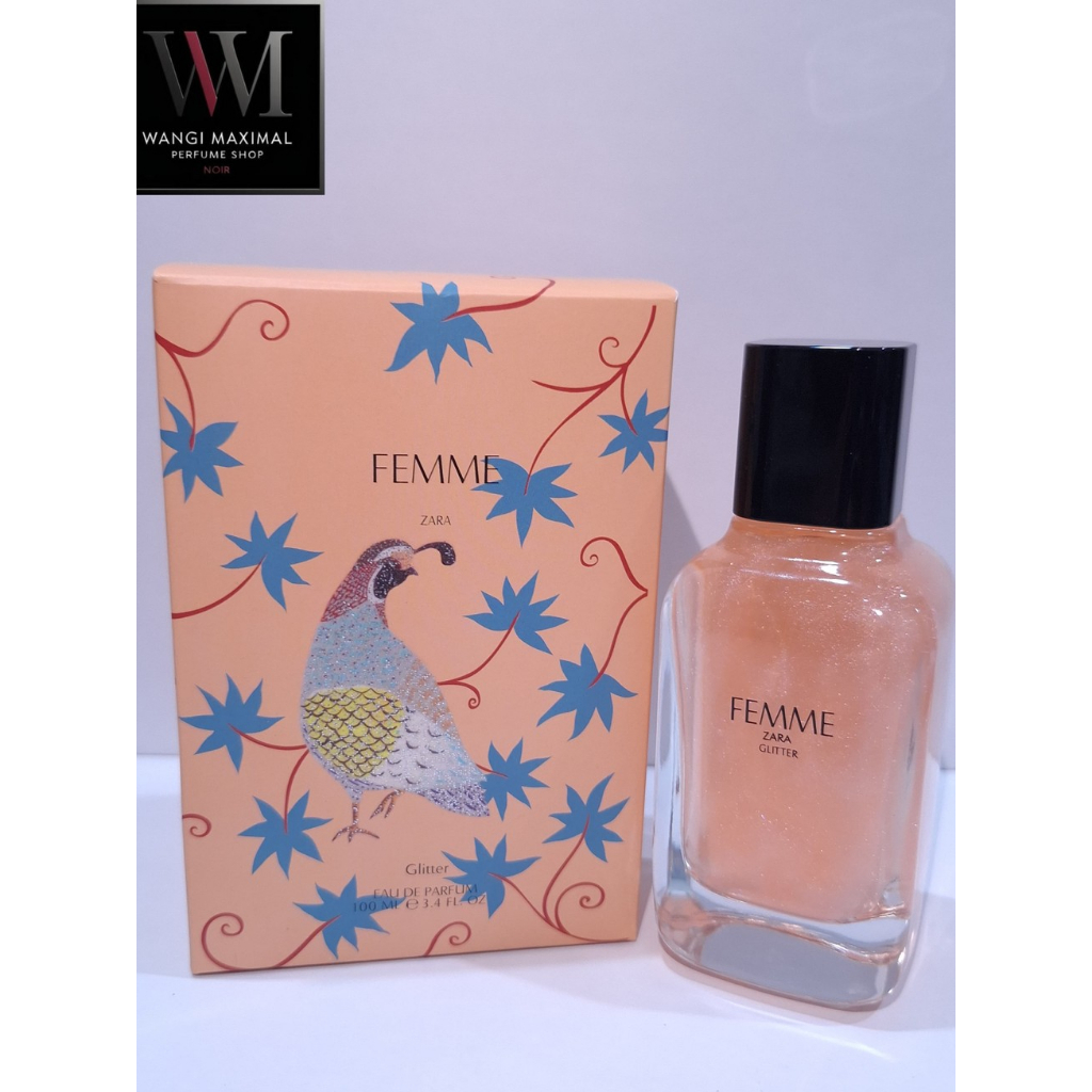 Jual PARFUM Wanita ZARA Femme Glitter EDP 100ml [100% Original USA