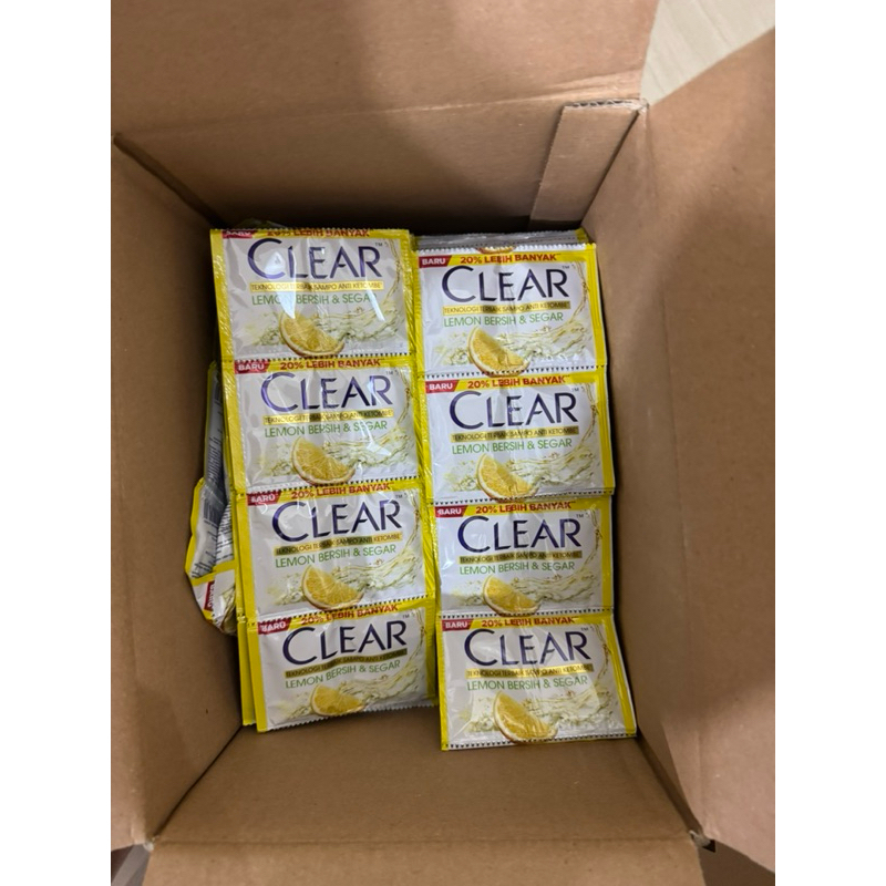 Jual UNILEVER Clear Shampo Shampoo RENCENG | 12 BARIS ISI 24 SACHET ...