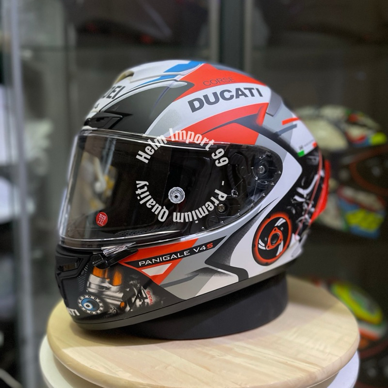 新品 SHOEI X-14 Ducati Panigale V4 L Jual SHOEI X14 DUCATI PANIGALE V4S X-FOURTEEN LIKE ORIGINAL 1:1