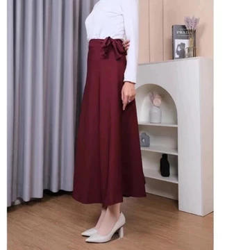 Rok Himari Skirt Korean Style Rok Flare Lilit Skirt Rok Lilit Satin Wrap Skirt Rok Lilit Polos