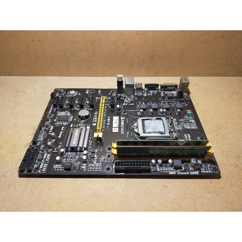 Jual mobo biostar h81a + proc i5 4670 3.5ghz + ram 8gb | Shopee Indonesia