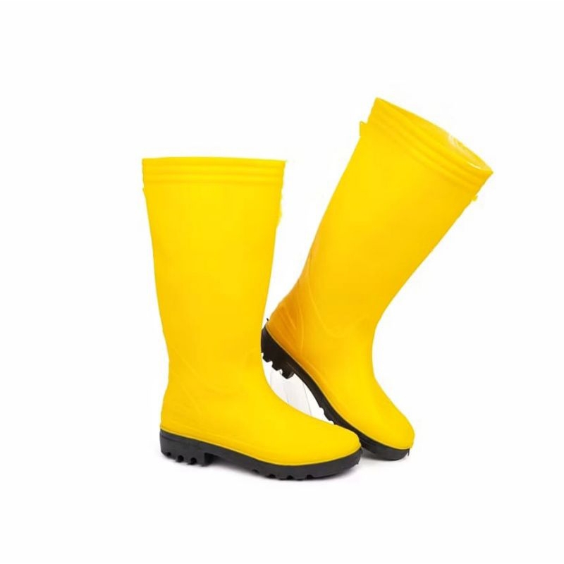 Jual sepatu boots tinggi kuning sepatu APD industri perkebunan sepatu ...