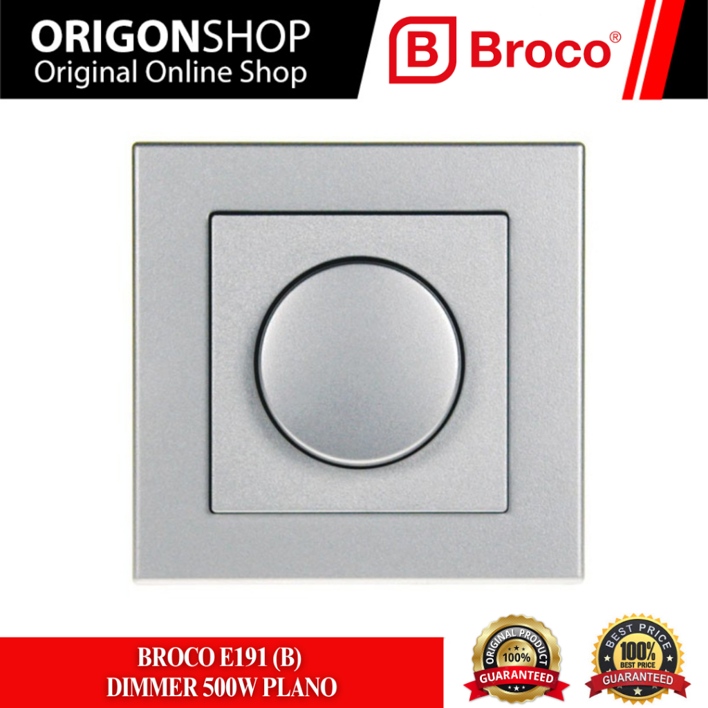 Jual BROCO E191 Dimmer 500W Plano | Shopee Indonesia