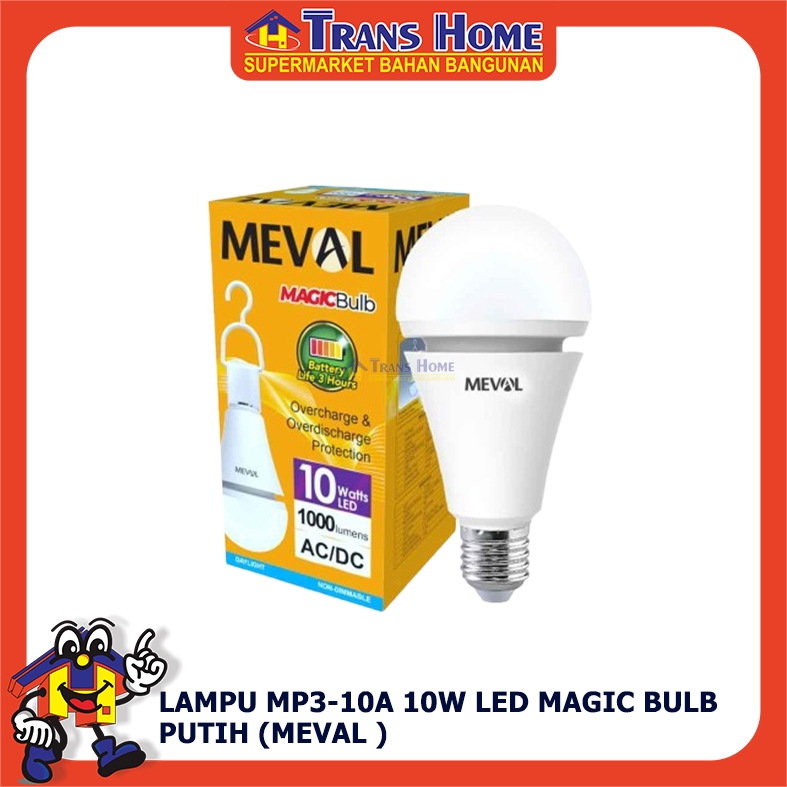 Jual LAMPU MP3-10A 10W LED MAGIC BULB PUTIH (MEVAL ) | Shopee Indonesia