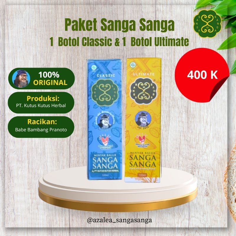 Jual PAKET HEMAT MINYAK SANGA SANGA| MINYAK SANGA SANGA CLASSIC ...