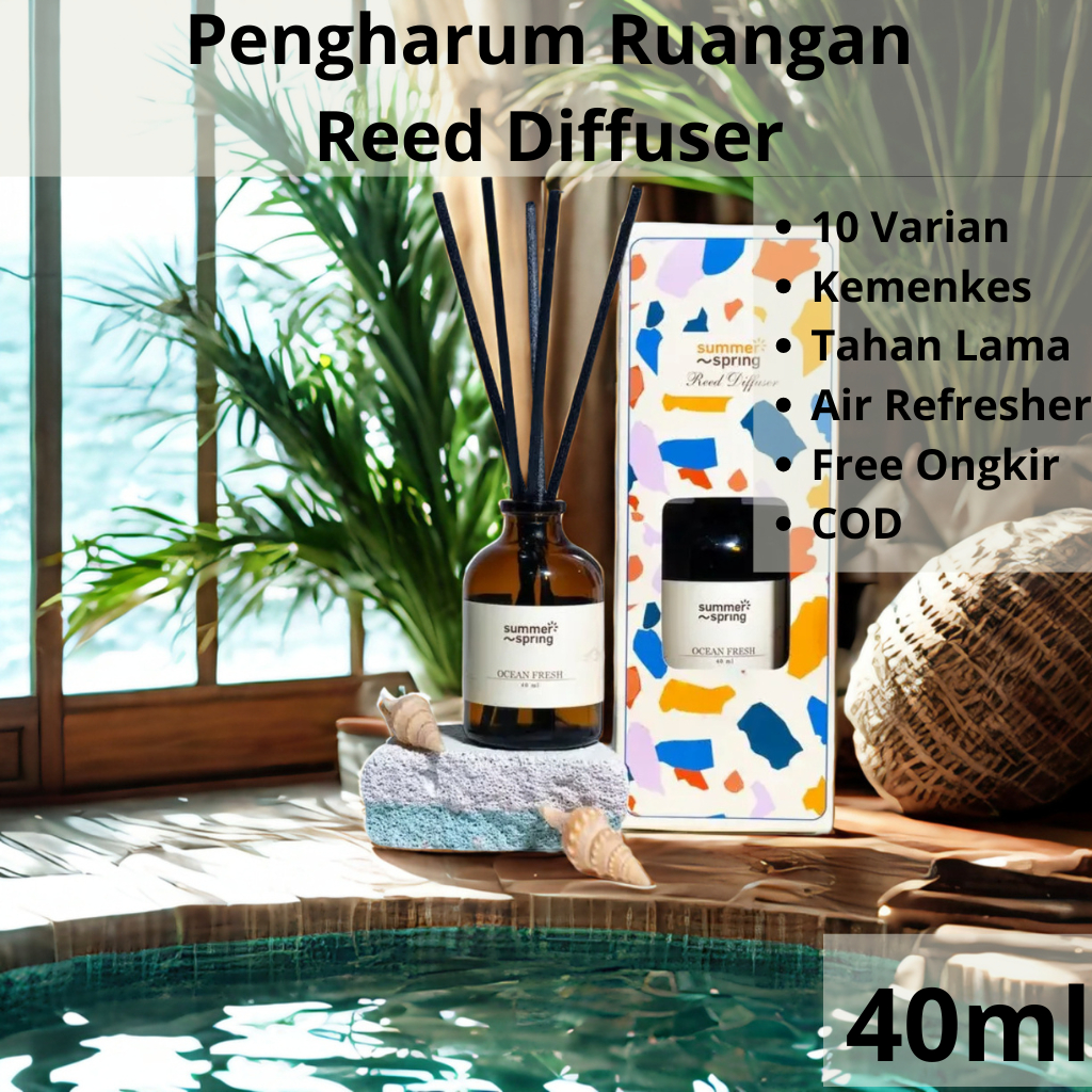 Jual Reed Diffuser Wangi Elegan MEwah COean Fresh Soft Tahan Lama ...