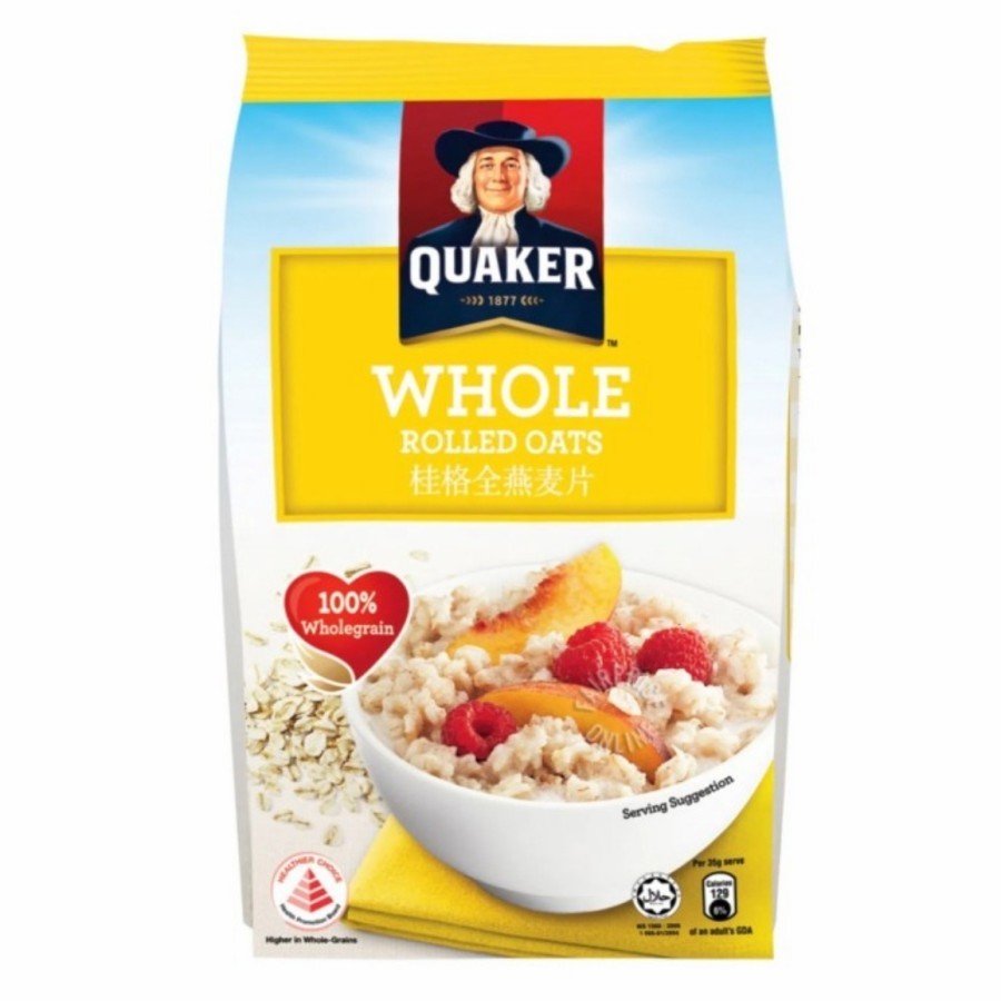 Jual Quaker 100% Wholegrain Whole Rolled Oats | Shopee Indonesia