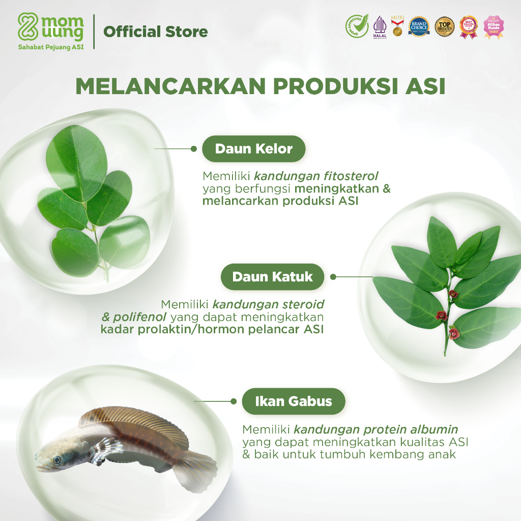 Jual Mom Uung Paket ASI 2,6x ASI Lebih Deras - ASI Booster 30 Kapsul ...
