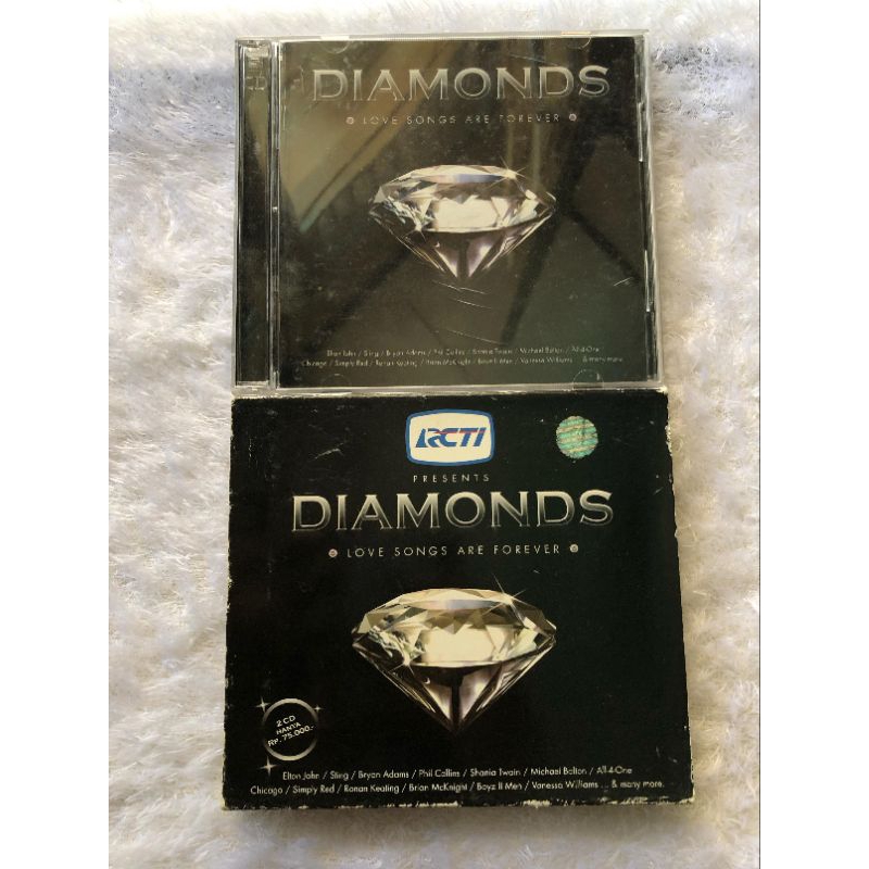 Jual kaset cd rcti diamonds love song are forever / kaset cd Diamonds ...