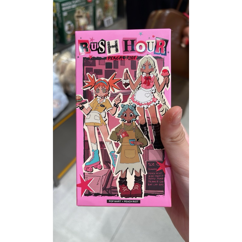Jual [READY STOK] POPMART Peach riot Rush Hour | Shopee Indonesia
