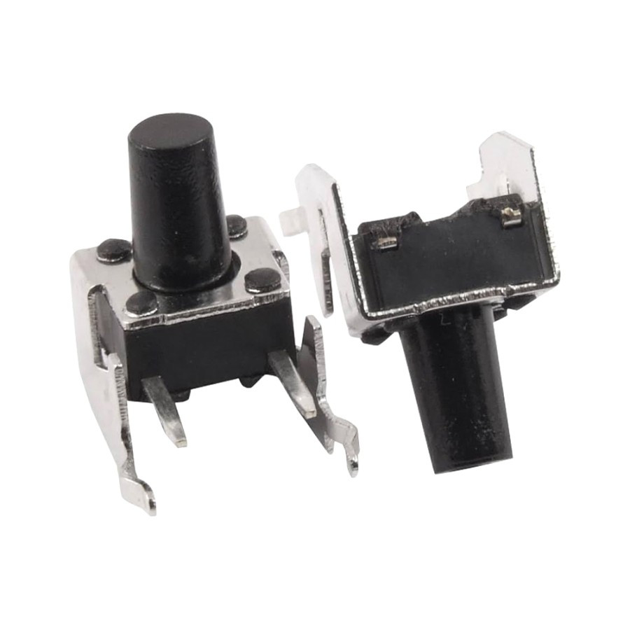 Jual Push Button 6x6x5 6x6x8 6x6x12 2pin DIP Horizontal Tactile ...