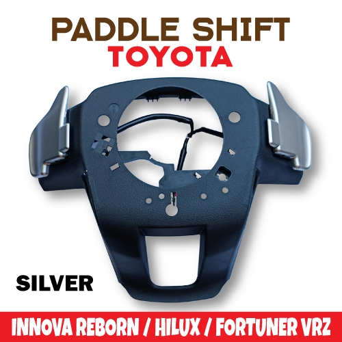 Jual PADDLE SHIFT ( SILVER or BLACK ) INNOVA REBORN/NEW FORTUNER/HILUX ...