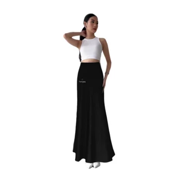 TWINGKLE Jennie Rok Satin Long Skirt Rok Satin Panjang