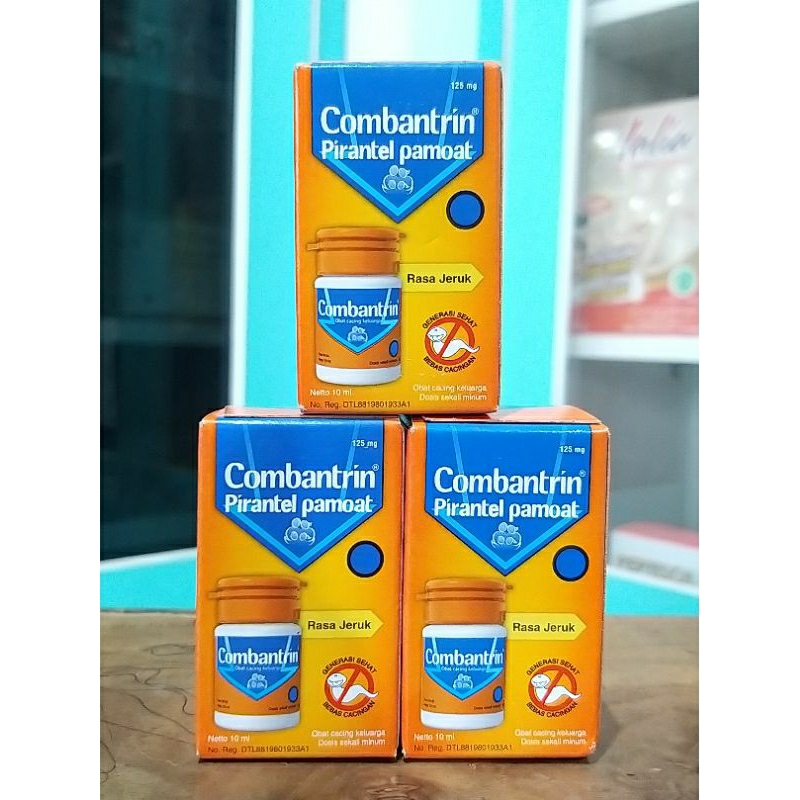 Jual COMBANTRIN SIRUP 10 ML | OBAT CACING CAIR | Shopee Indonesia