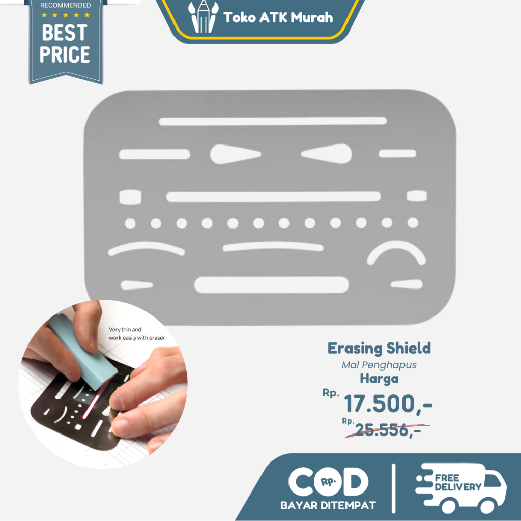 Jual Erasing Shield Non Brand Mal Penghapus | Shopee Indonesia