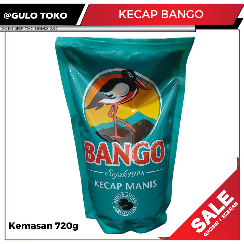 Jual Kecap BANGO kemasan 700g (GULO TOKO) | Shopee Indonesia