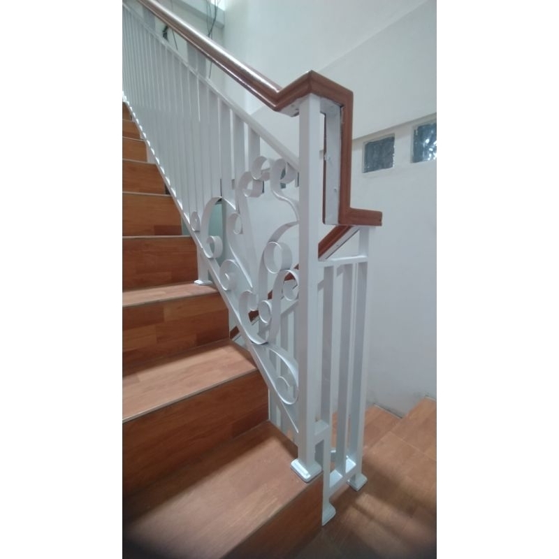 Jual Railing Tangga Minimalis Pegangan Kayu | Shopee Indonesia
