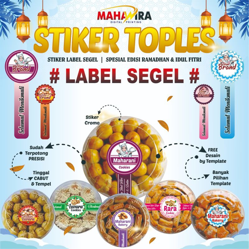 Jual STIKER LABEL SEGEL Cromo premium free desain | Shopee Indonesia