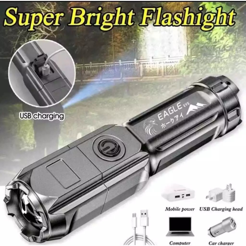 Jual Senter Swat Mini LED 36W T6 / Senter LED Chargeable / Senter Cas ...