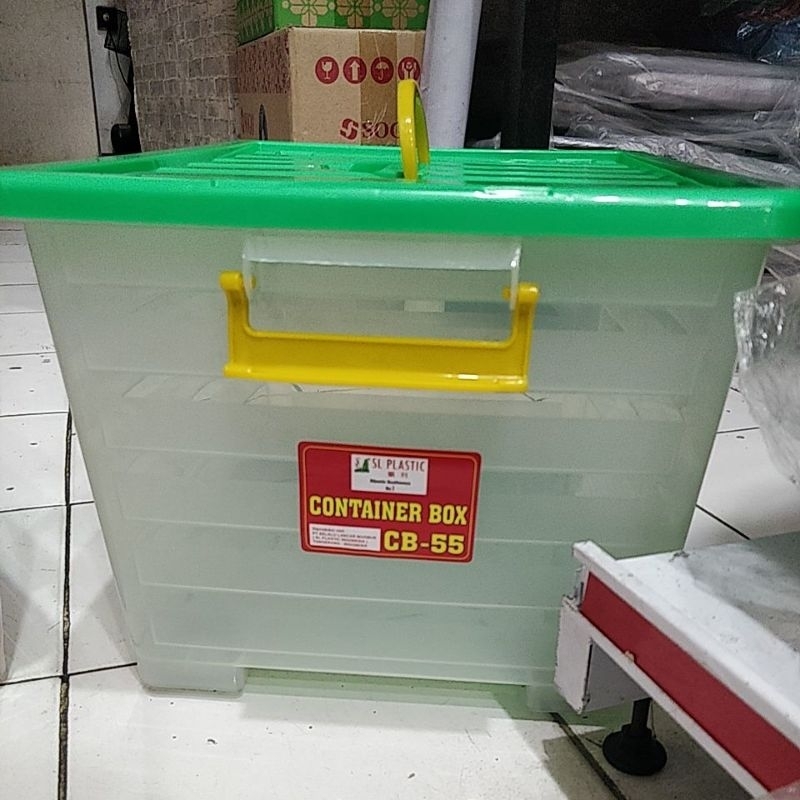 Jual Box Storage / Container Kontainer Box CB - 55 Liter PUTIH SL ...