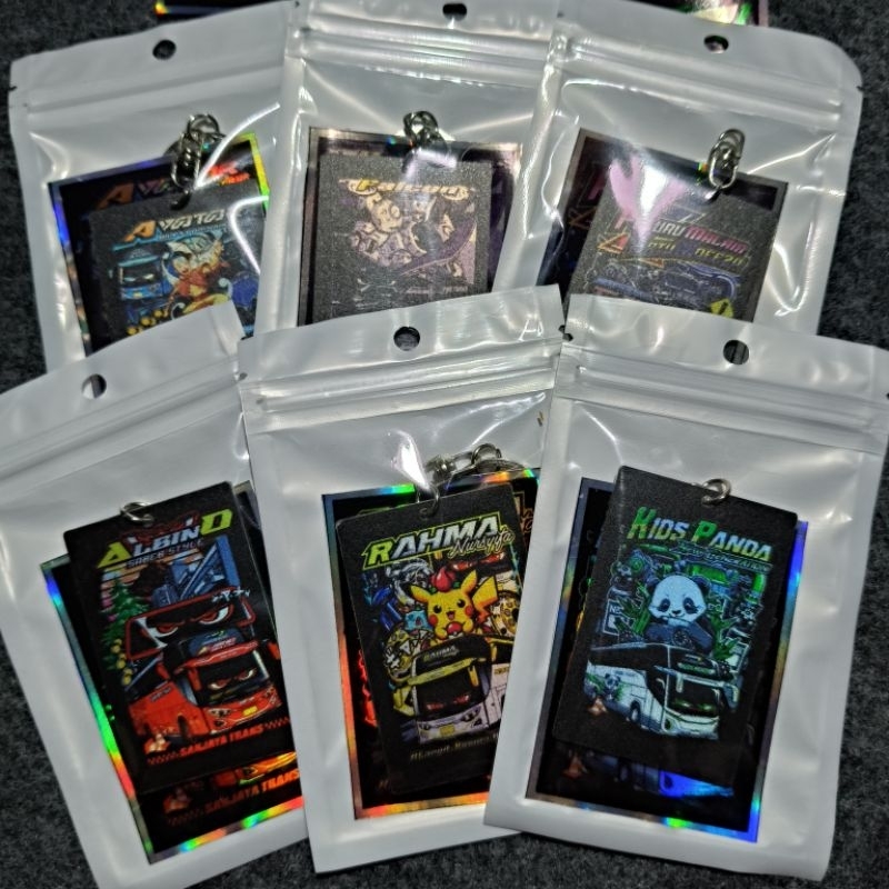 Jual (Free Sticker) Ganci Bus Mania Basuri Telolet Akrilik 2 sisi ...
