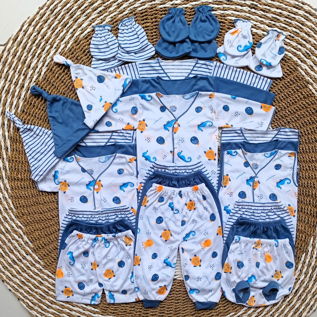 Jual 27 PCS Paket Baju Bayi Baru Lahir Bulan Perempuan / Baju bayi