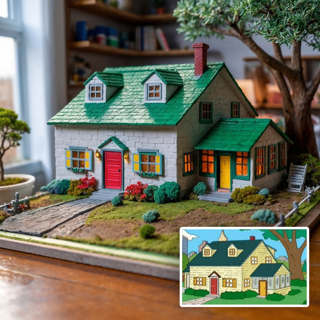 Jasa ubah Foto rumah menjadi Miniature (Diorama)