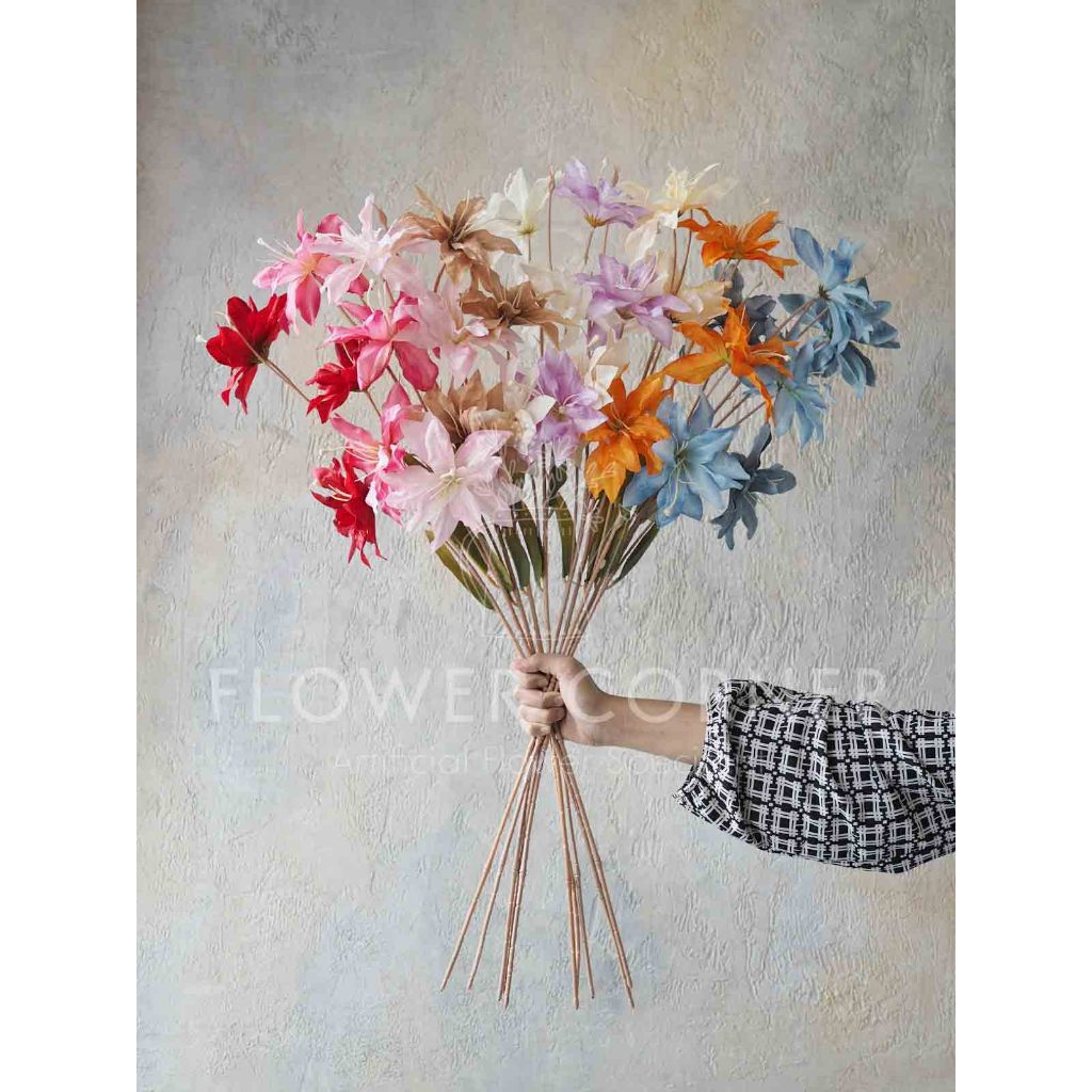 Jual Bunga Artificial Small Double Petal Lily Spray (B24108) | Shopee ...
