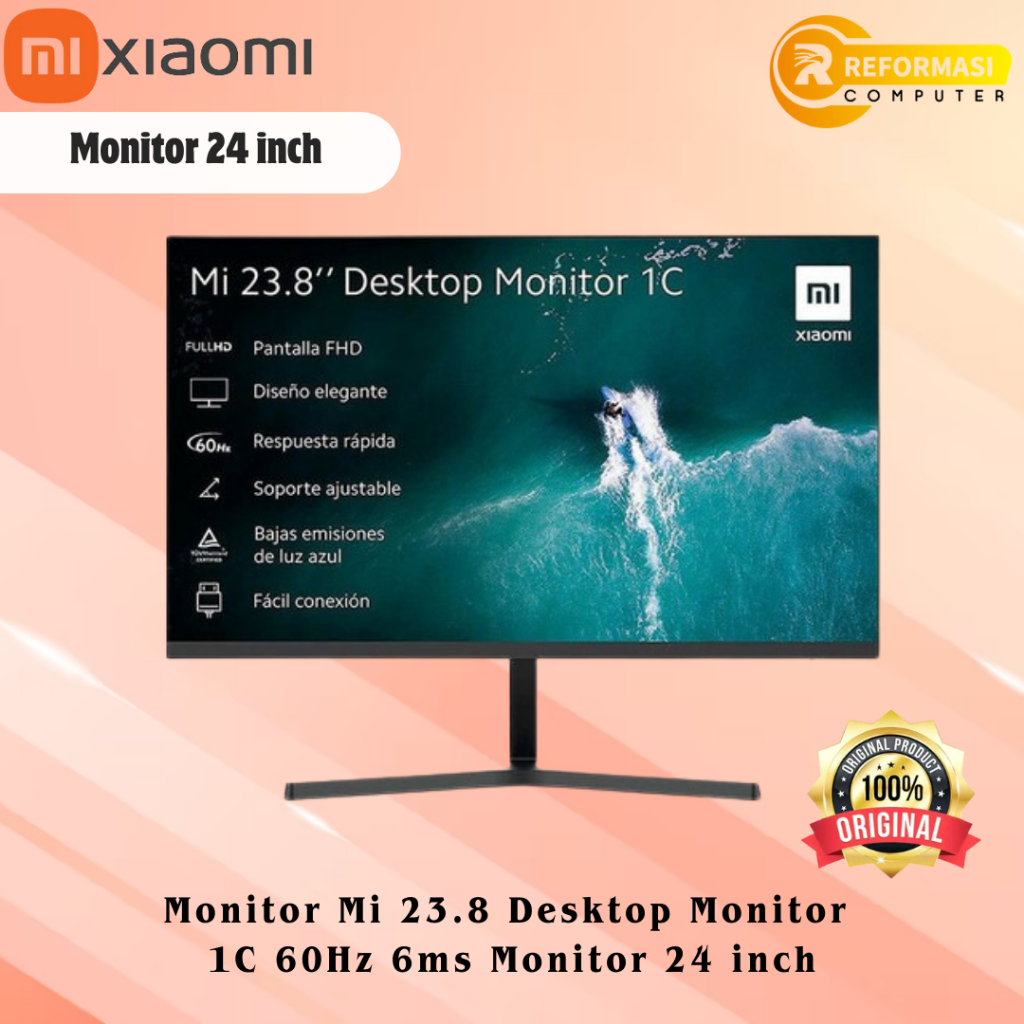 Jual XIAOMI Mi 23.8 Desktop Monitor 1C 60Hz 6ms - Monitor 24 inch ...