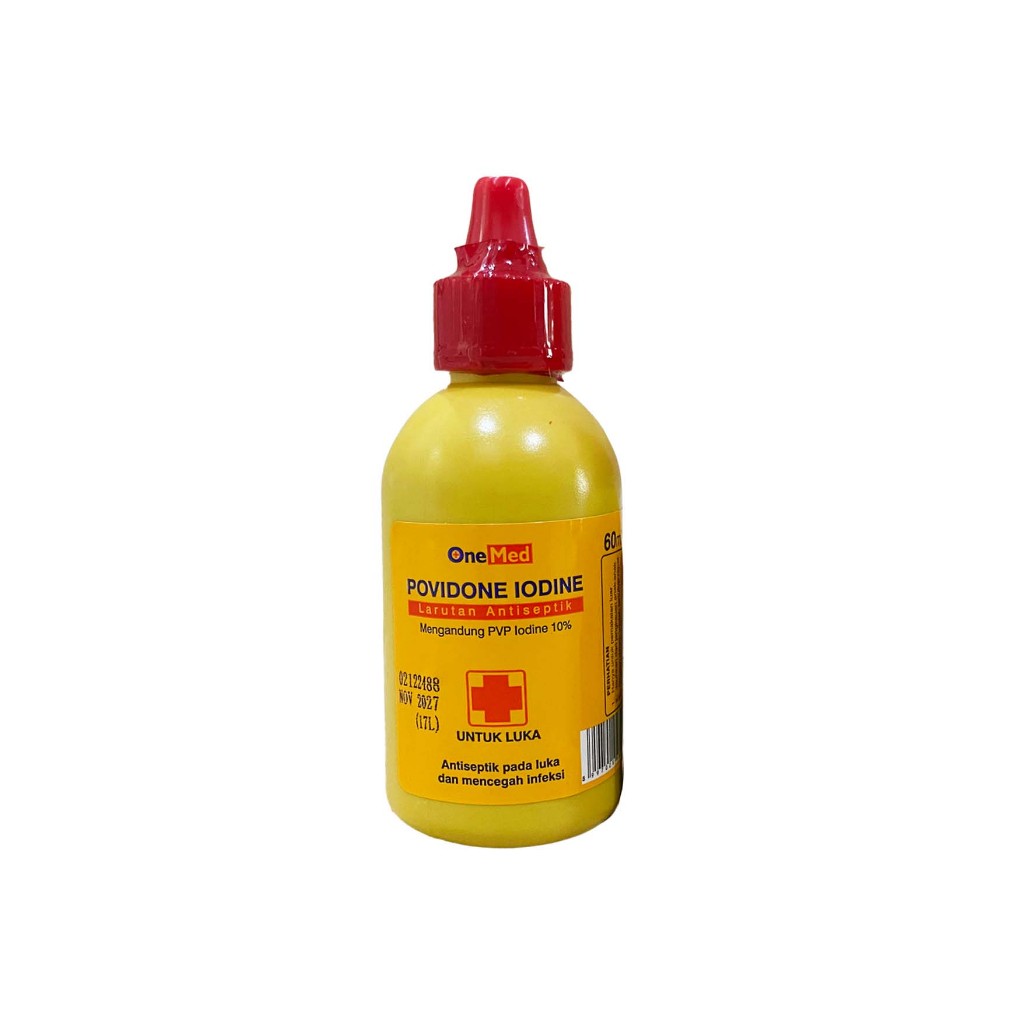 Jual ONEMED POVIDONE IODINE RIVANOL ECODINE BETADINE OBAT LUKA OBAT ...