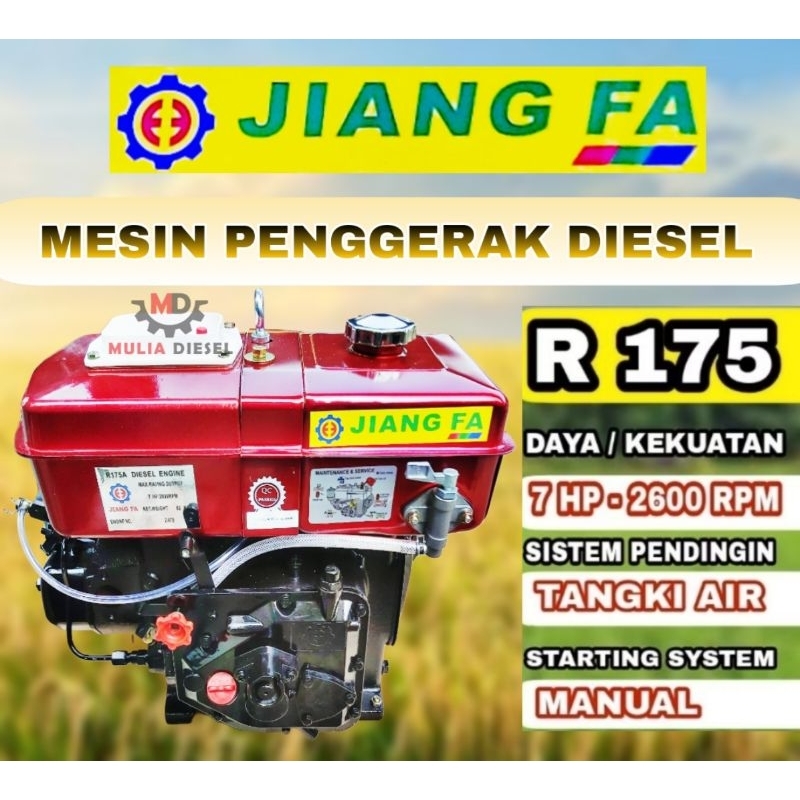 Jual Mesin Penggerak Serbaguna Diesel Solar Engine R175 R 175 NANFENG ...