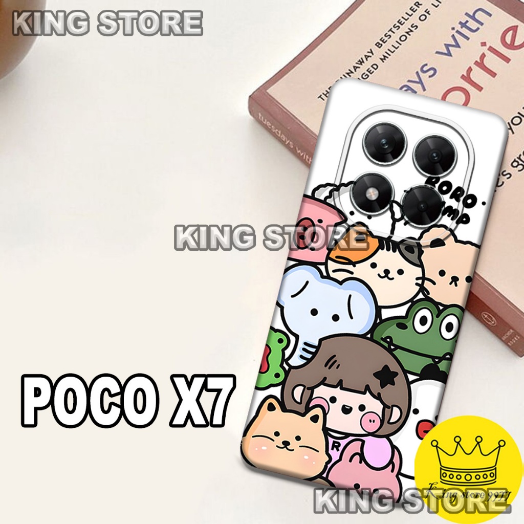 Jual (KS14) Softcase karet untuk POCO X7 2024 Motif gambar Roro Jump ...