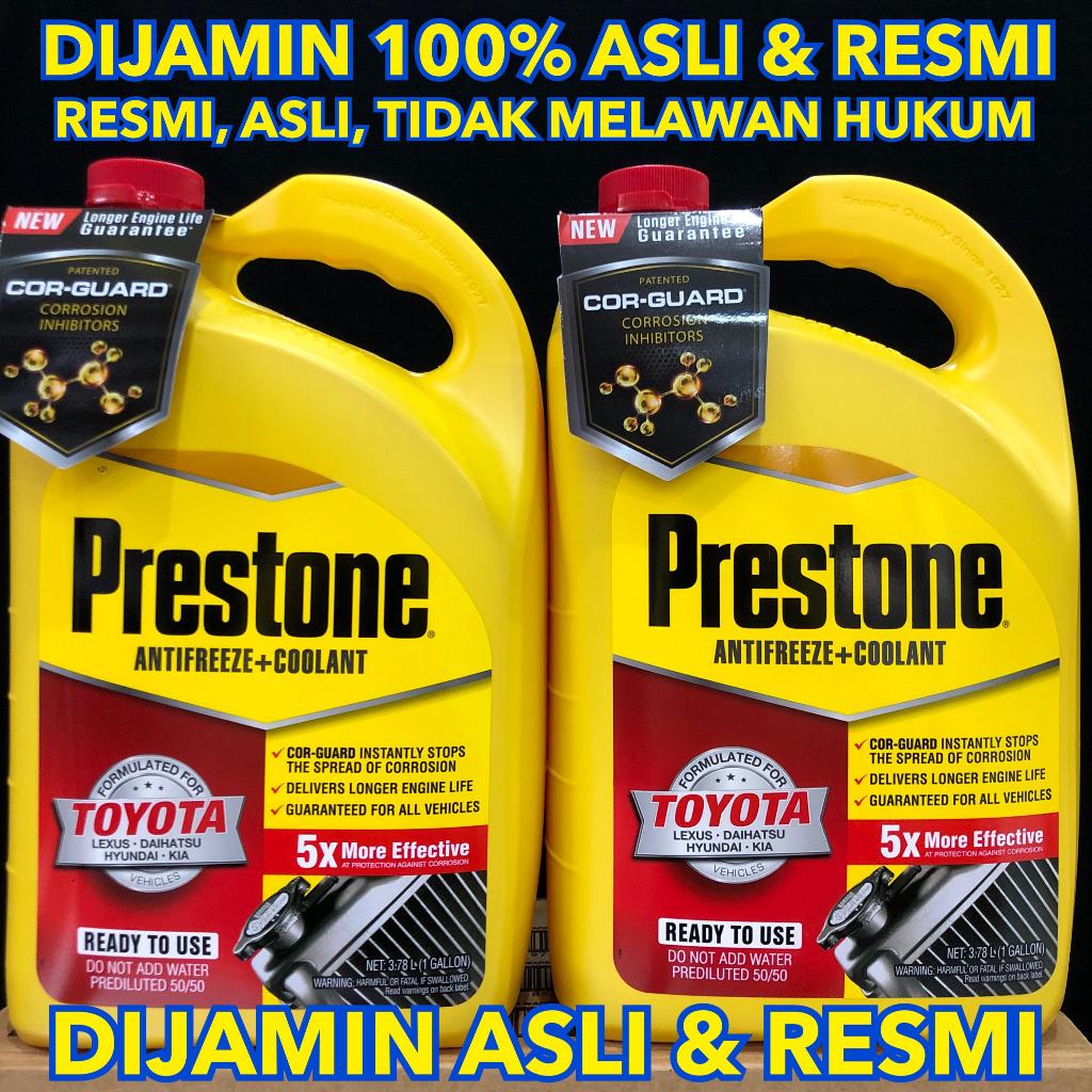 Jual PRESTONE 50/50 COR GUARD RADIATOR COOLANT MERAH PINK READY TO USE ...