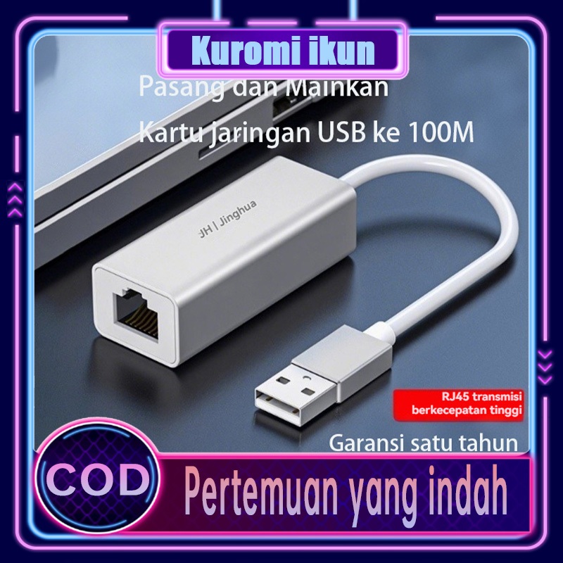 Jual {Rumah Xiaomi} Asli baru paduan aluminium laptop USB2.0ToRJ45 100M ...