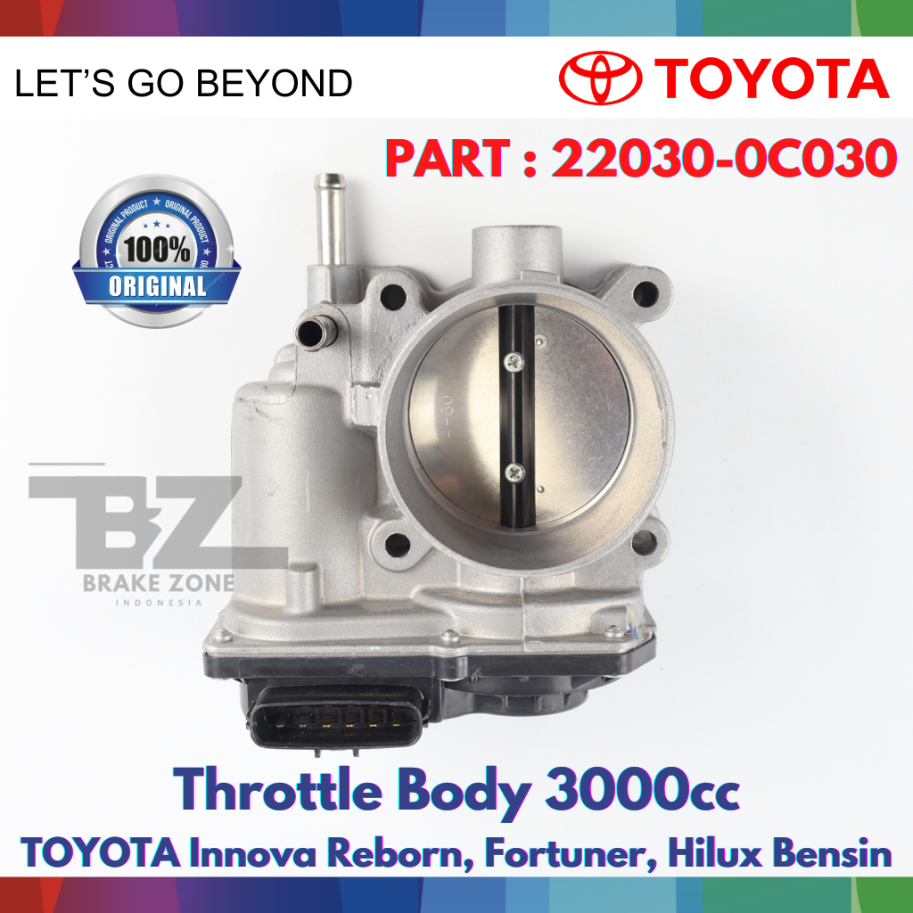 Jual Throttle Body Trotol Bodi Innova Reborn, Fortuner, Hilux Bensin ...