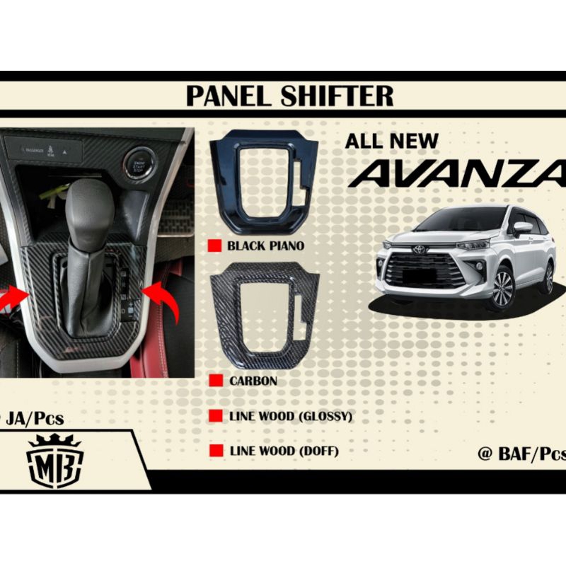 Jual Panel Shifter/Panel Gear Knop/Panel Tuas perseneling Mobil All New ...
