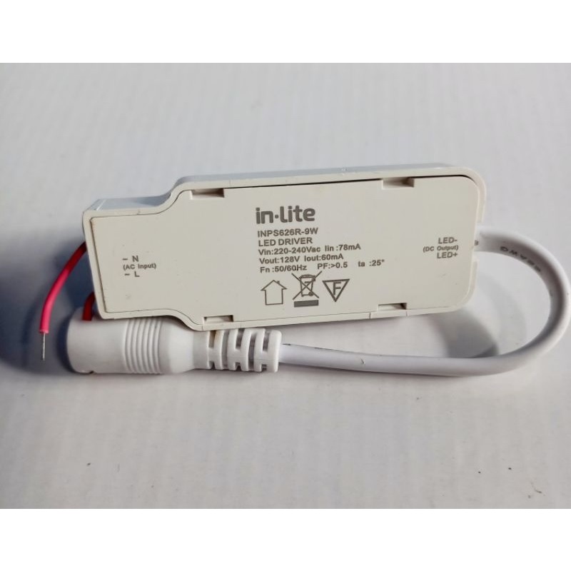 Jual IN LITE LED DRIVER PANEL LED DRIVER INLITE LED PANEL 3W 6W 9W 12W ...