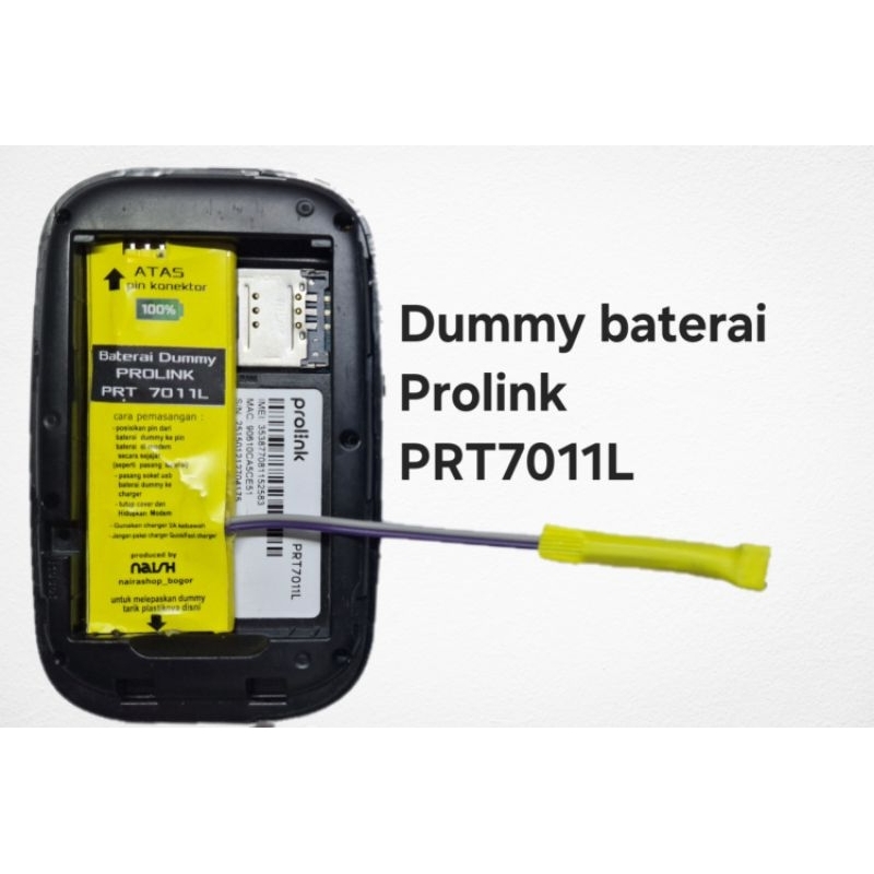 Jual Dummy baterai,fake batetai,baterry modem Prolink PRT7011L | Shopee ...