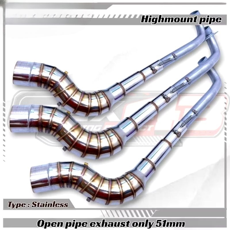 Jual Exzos Open Pipe 28mm Exhaust Racing Ex5 wave 100 wave 110 Kriss ...