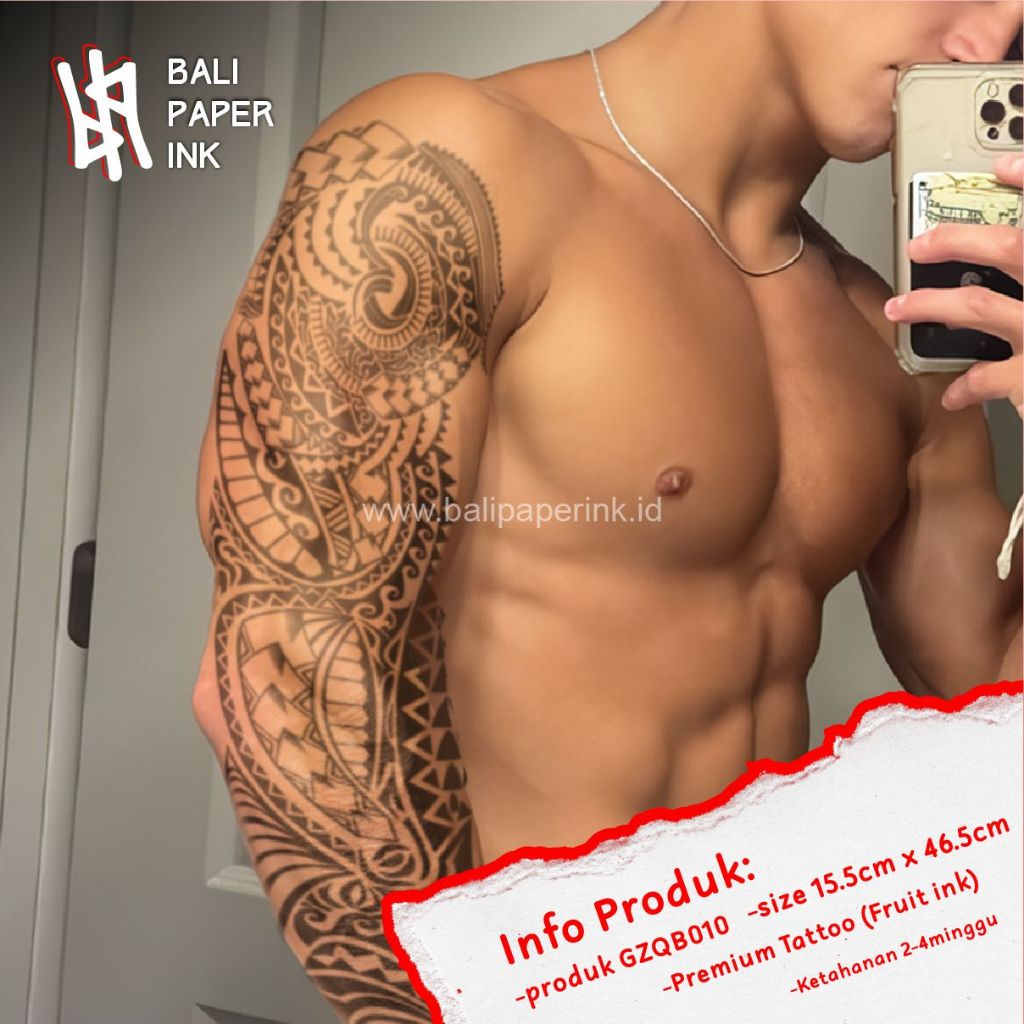 Jual Bali Paper Ink GZQB010 Maori TribalFruit Ink Tatto Temporary ...