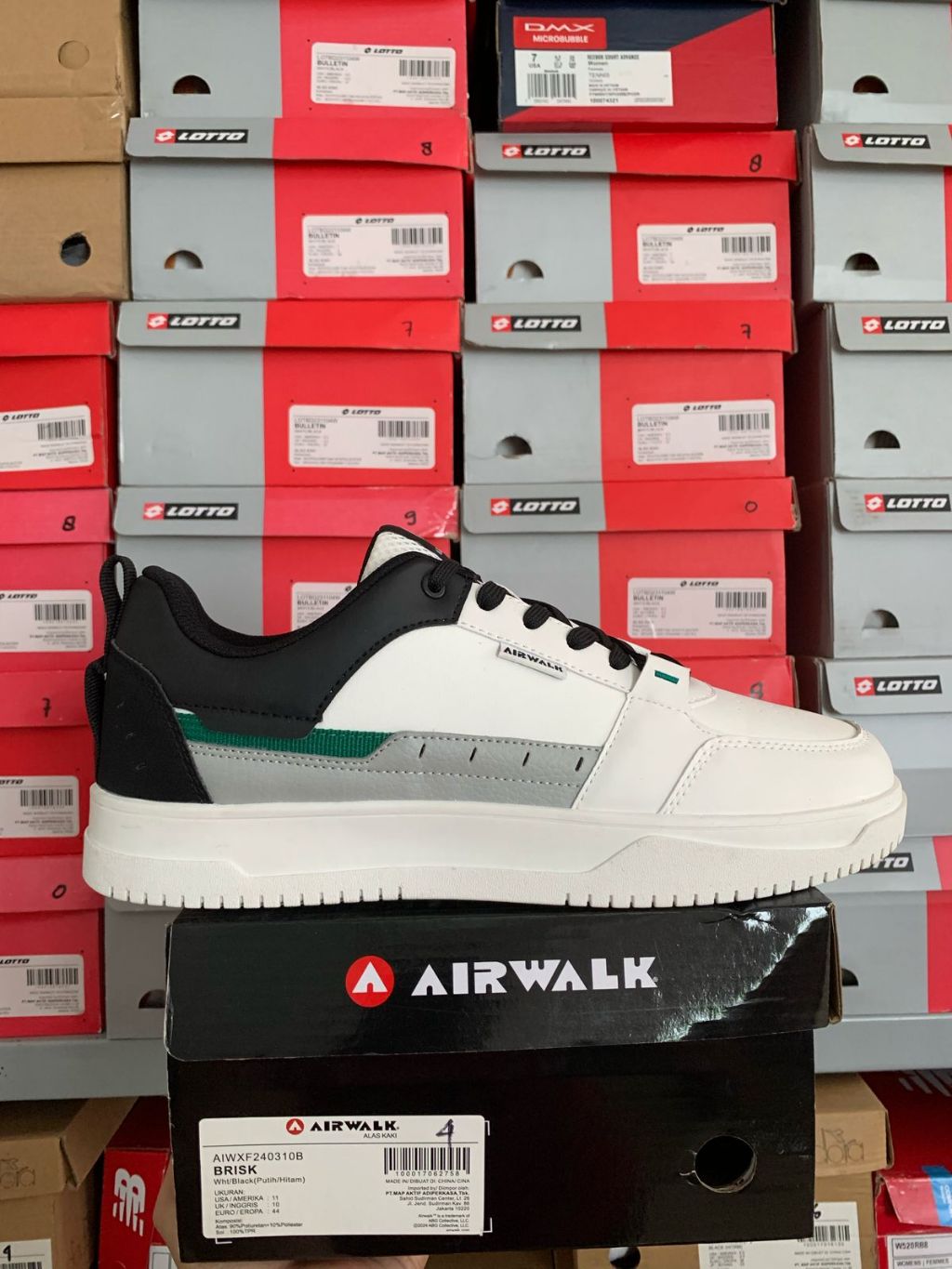 Jual Airwalk Brisk White Black Men Shoes Original Shopee Indonesia