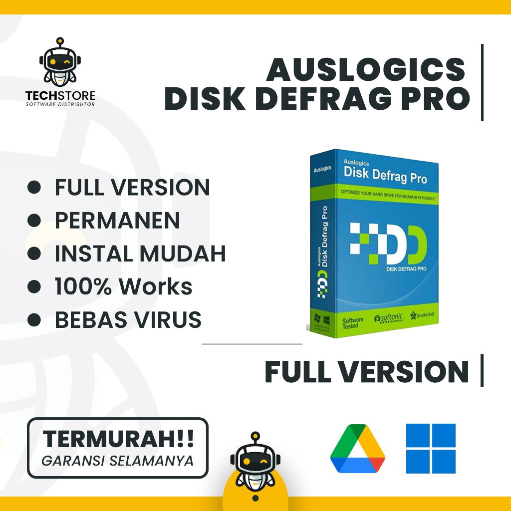Jual Auslogics Disk Defrag PRO | Windows | Shopee Indonesia